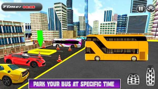 City Coach Bus Simulator Parking Drive screenshot 3