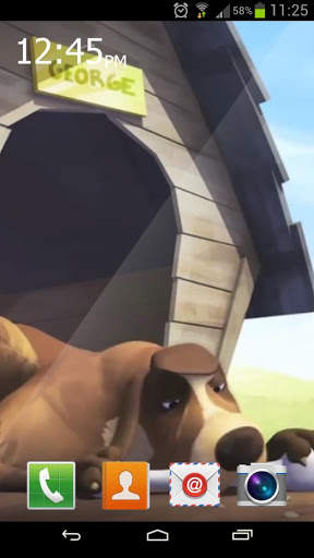 Hungry dog  Live Wallpaper screenshot 2