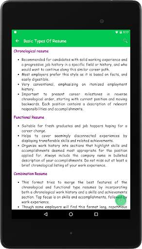 Resume Preparation Guide screenshot 9