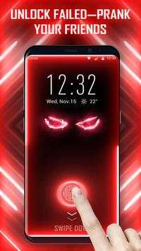 Neon Color Flash Fingerprint Lock Screen Prank screenshot 3