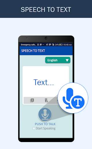Speech to text-Text to speech app screenshot 1
