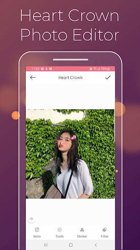Heart Crown Photo Editor - Cat Face screenshot 2