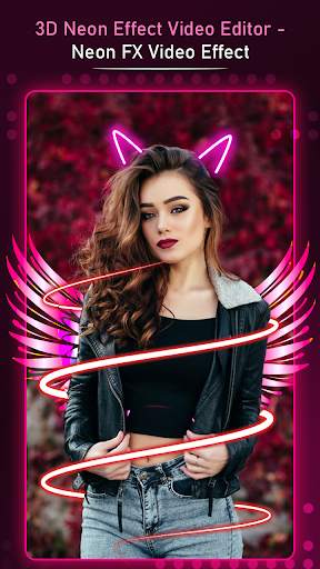 3D Neon Effect Video Editor : Neon FX Video Effect screenshot 2