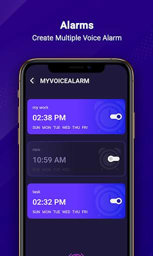 My Voice Alarm screenshot 1