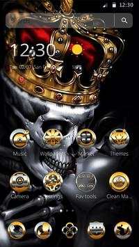Gold Skull King Theme screenshot 1