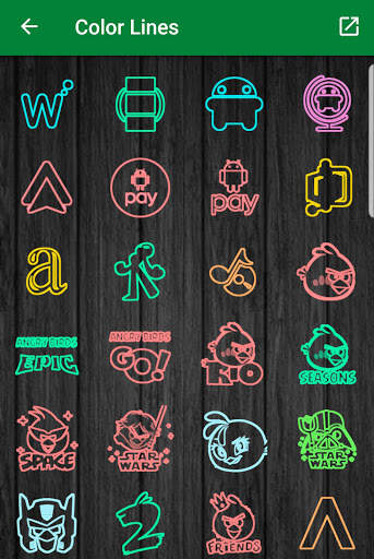 Color Lines - Icon Pack screenshot 5