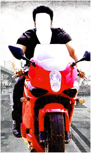 Men Bike Photo Suit screenshot 8