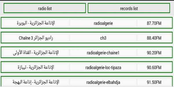 محطات الراديو في الجزائر screenshot 5