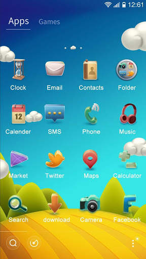 Plane GO Launcher Theme 3 تصوير الشاشة