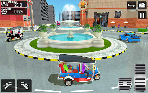 Tuk Tuk Auto Rickshaw 3D Games screenshot 5