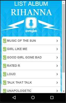 Rihanna Song Lyric screenshot 3