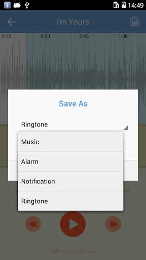 Ringtone Editor - MP3 Cutter screenshot 3