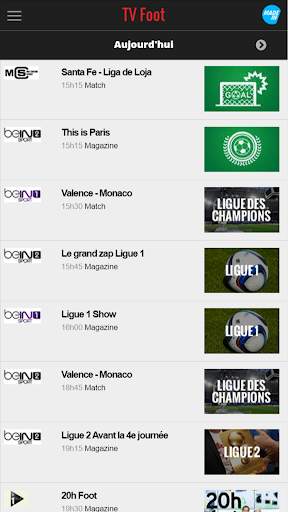 Programme TV Foot 6 تصوير الشاشة
