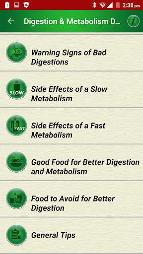 Healthy Digestion Foods Metabolism Nutrition Diet screenshot 2