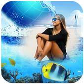 Water Background Frames and Photo Editing 1.0