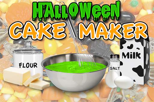 Halloween Cake Maker - Bake & Cook Candy Food Game screenshot 1