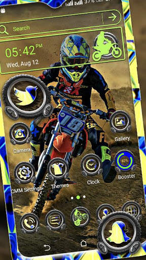Xtreme Dirt Bike Launcher Theme screenshot 1