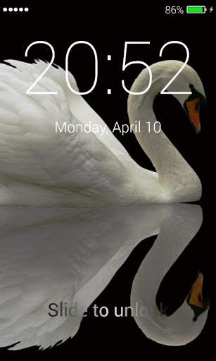 Swans Lock Screen screenshot 4
