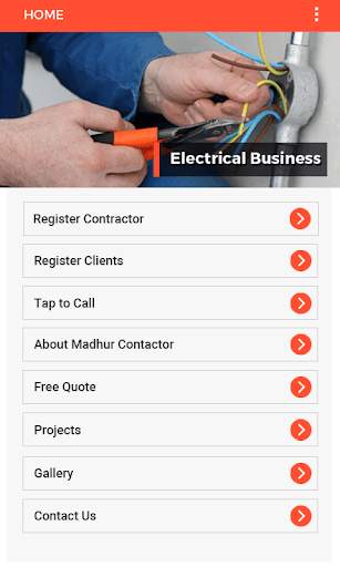 Electrical Contractor - Mobile Application screenshot 2