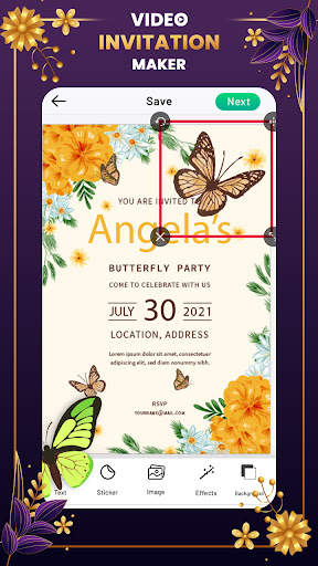 Video Invitation Maker VCards screenshot 3