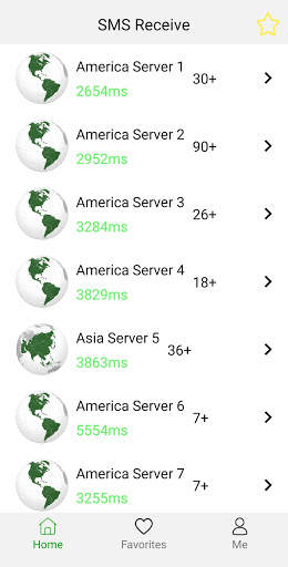 SMS Receive  Virtual Phone Numbers Temp Numbers screenshot 1