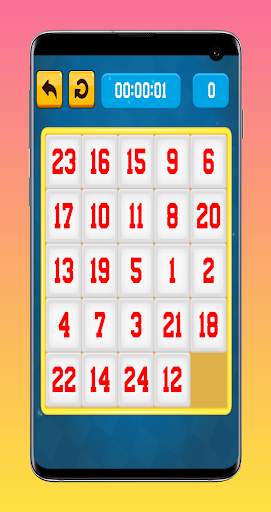 Advanced Number Arrange Puzzle Game screenshot 1