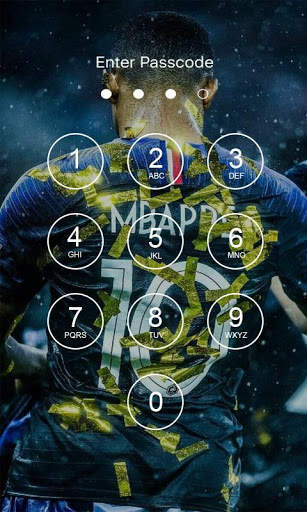 Kylian Mbappe Lock Screen screenshot 1