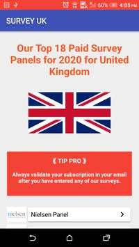 Survey Uk - Survey app to earn money स्क्रीनशॉट 1
