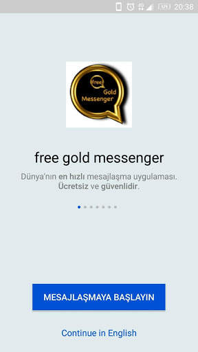 Free Gold Messenger Full screenshot 1