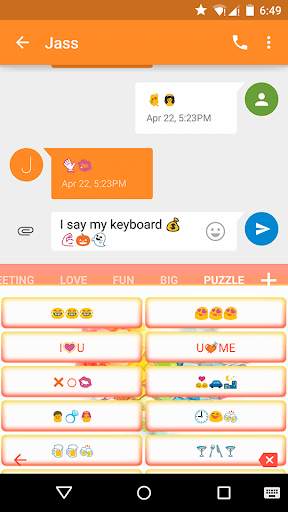 Rainbow Heart Emoji Keyboard screenshot 5