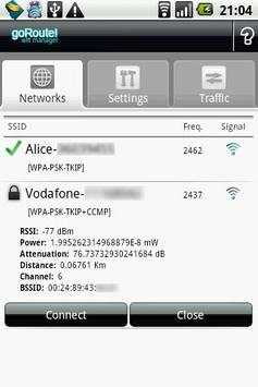 goRoute! Wifi Manager screenshot 1