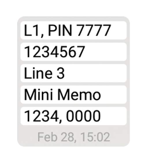 Mini Memo List Widget 20w22.5