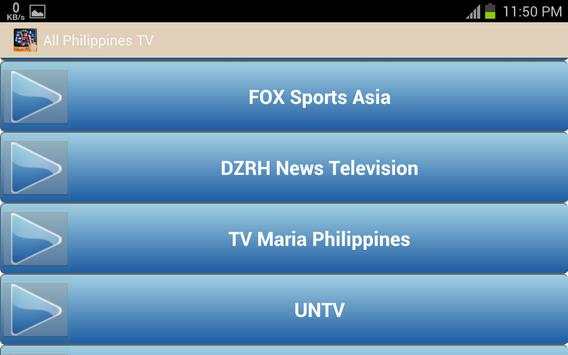 All Philippines TV Channel स्क्रीनशॉट 7
