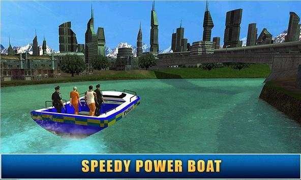 Power Boat Transporter: Police screenshot 3