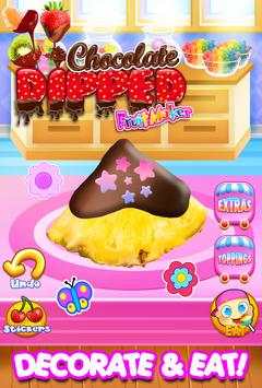 Chocolate Dipped Fruit Candy Maker Kids FREE screenshot 4