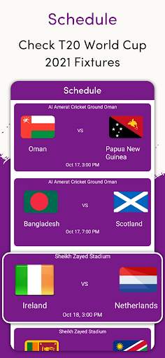 T20 World Cup Schedule 2022 screenshot 2