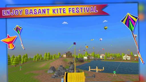 Basant Kite Fly Festival: Kite Game 3D screenshot 1
