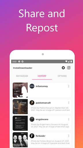 Downloader for instagram - save, share and repost screenshot 2