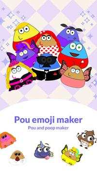 Pou Emoji Maker Animoji Phone X- Game Pou for Free screenshot 1
