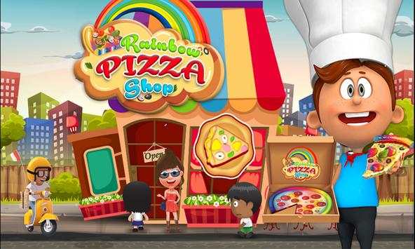 DIY Memasak Rainbow Pizza Shop screenshot 1