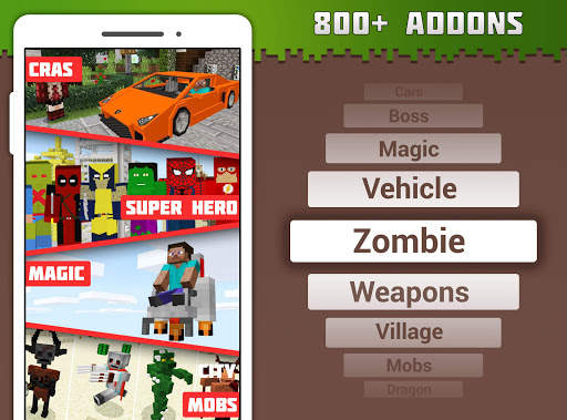 Addons For Minecraft - MCPE Maps, Skins & Mods screenshot 1