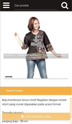 KAINRATU Tenun Fashion Shopping screenshot 3