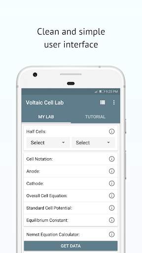 Voltaic Cell Lab скриншот 1