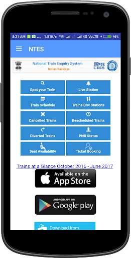 National Train Enquiry screenshot 2