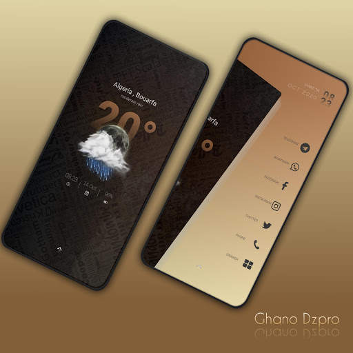 Classy klwp themes screenshot 2