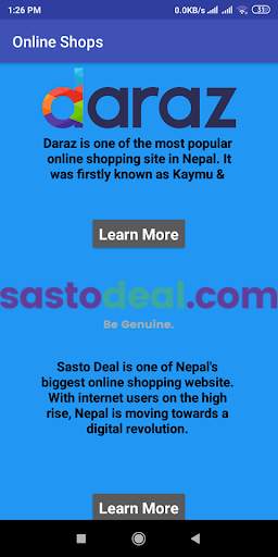 Online Shopping in Nepal screenshot 1