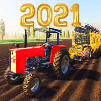 Real offroad Farming Tractor Driving Village Area logo