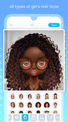 Cute Cartoon/Doll Avatar Creator:Your Cute Version 5 تصوير الشاشة