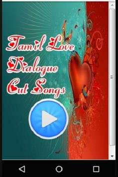 Tamil Cut Songs Love Dialogues screenshot 1