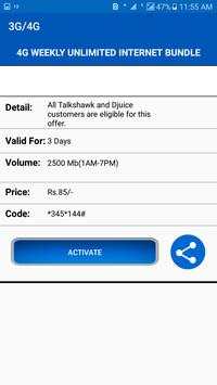 My Telenor Packages Free 2019 screenshot 3